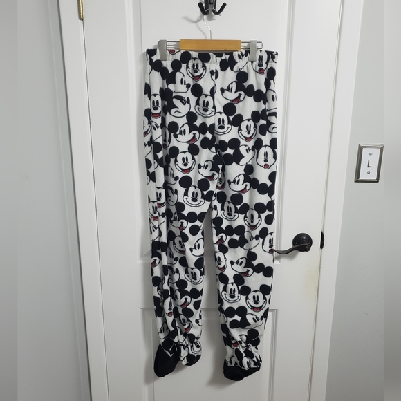 DISNEY Mickey Mouse Fleece Footed Pyjamas Set - Picture 11 of 13